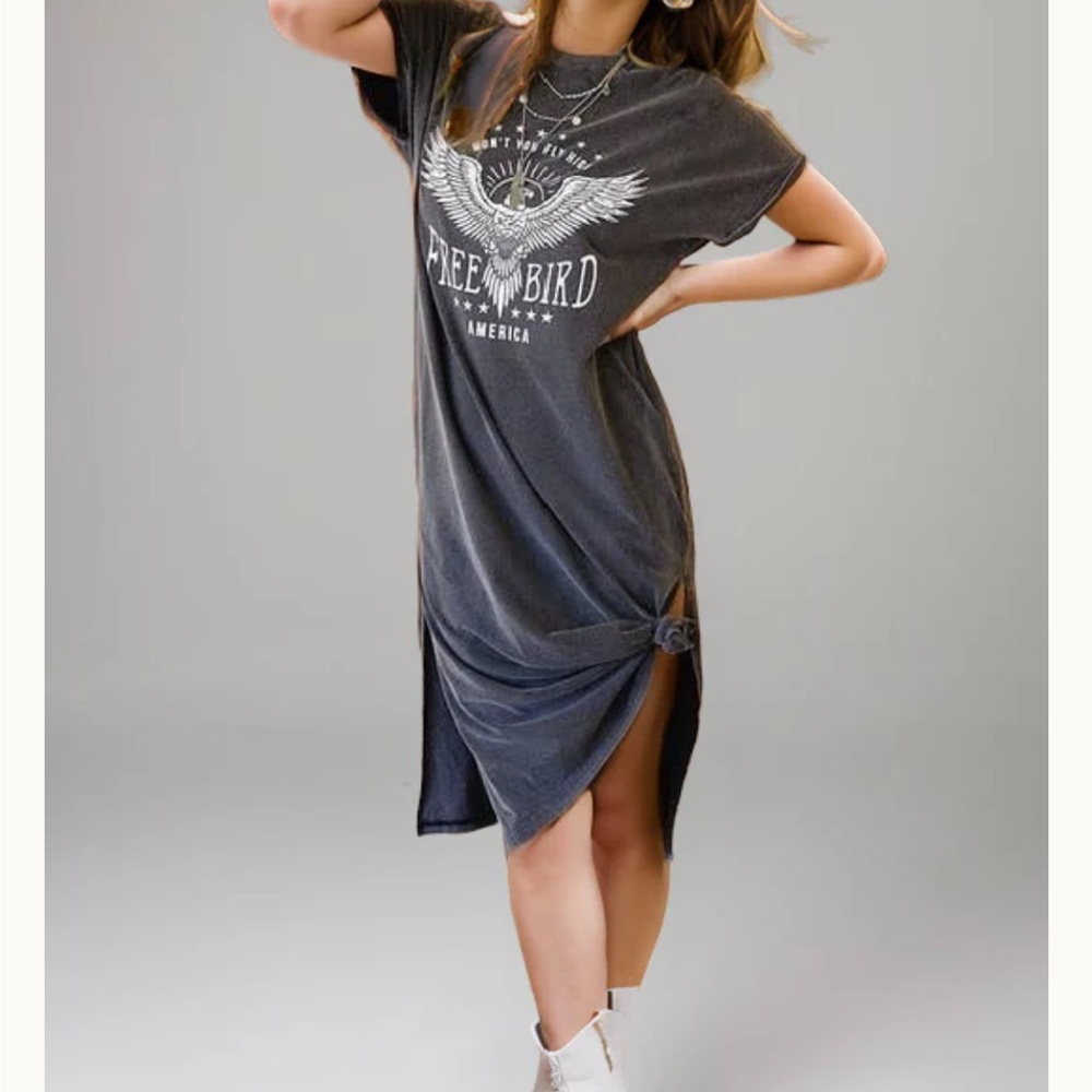 Freebird Maxi Tshirt Dress NWT size m/l